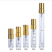 100Piece/Lot Refillable Perfume Bottle Empty Spray Bottle Aluminium Perfume Bottles Atomizer Cosmetic Travel Container Perfumes