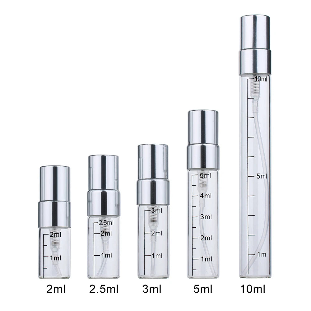 Lot Refillable Perfume Bottle Empty Spray Bottle Aluminium Perfume Bottles Atomizer Cosmetic Travel Container Perfumes