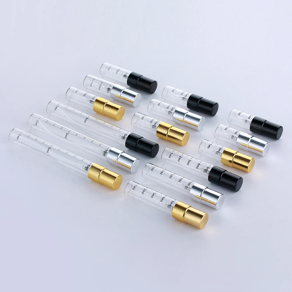 100Piece/Lot Refillable Perfume Bottle Empty Spray Bottle Aluminium Perfume Bottles Atomizer Cosmetic Travel Container Perfumes