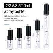 100Piece/Lot Refillable Perfume Bottle Empty Spray Bottle Aluminium Perfume Bottles Atomizer Cosmetic Travel Container Perfumes