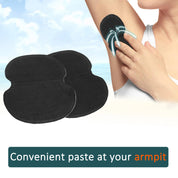 60pcs Underarm Sweat Pads NonWoven Fabric Dress Clothing Underarm Armpit Sweat Pads Black