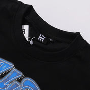 Masked Angel Shooting Arrows Diamond Cotton Short Sleeve Tshirts for Men and Women Crew Neck Loose Summer T-shirt Oversized Tees