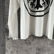 Black Apricot Vultures Long Sleeve T-shirt Men Woman 1:1 YZY High Street Loose Tee Top Vintage Graphic Print