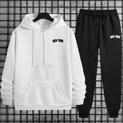 2025 Hot Sale Mens Sportswear 2pcs Set Hoodie and Sweatpants Autumn Winter Daily Casual Sporty Jogging Suit Urban Fashion Outfit