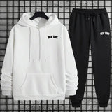 2025 Hot Sale Mens Sportswear 2pcs Set Hoodie and Sweatpants Autumn Winter Daily Casual Sporty Jogging Suit Urban Fashion Outfit