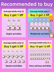Instant Anti Wrinkle Effect Remove Facial Wrinkles Moisturizing Serum To Fine Lines Around The Eyes Crow's Feet Neck Wrinkle