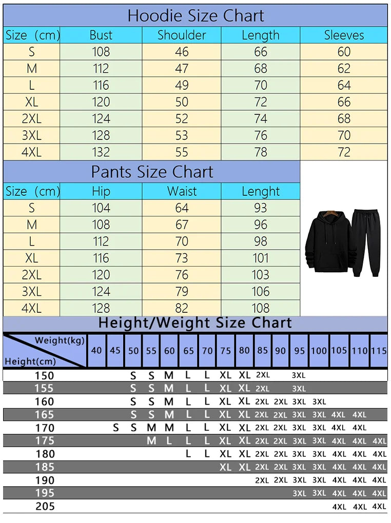2025 Hot Sale Mens Sportswear 2pcs Set Hoodie and Sweatpants Autumn Winter Daily Casual Sporty Jogging Suit Urban Fashion Outfit