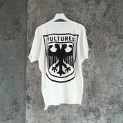 Black Apricot Vultures Long Sleeve T-shirt Men Woman 1:1 YZY High Street Loose Tee Top Vintage Graphic Print