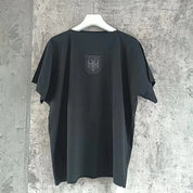 Black Apricot Vultures Long Sleeve T-shirt Men Woman 1:1 YZY High Street Loose Tee Top Vintage Graphic Print
