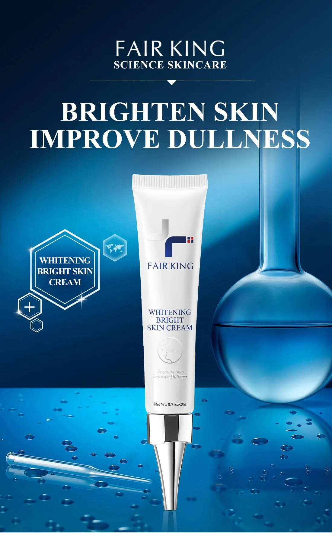 FAIRKING Spot Cream Remove Chloasma Eliminate Dark Spots Brighten Skin Tone Face Skin Care Products Improves Dull Skin