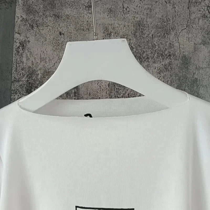 Black Apricot Vultures Long Sleeve T-shirt Men Woman 1:1 YZY High Street Loose Tee Top Vintage Graphic Print