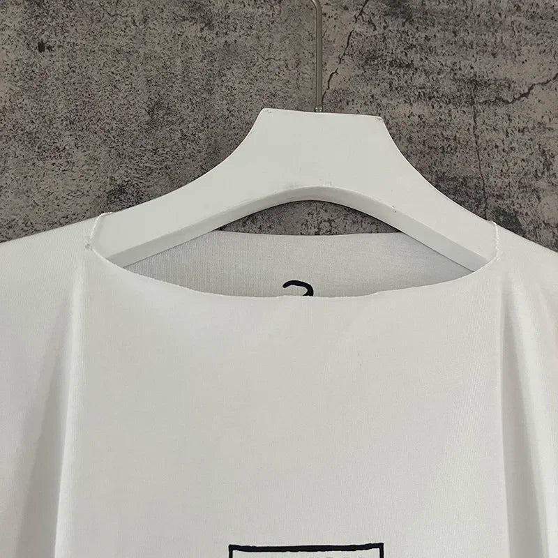 Black Apricot Vultures Long Sleeve T-shirt Men Woman 1:1 YZY High Street Loose Tee Top Vintage Graphic Print