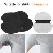 60pcs Underarm Sweat Pads NonWoven Fabric Dress Clothing Underarm Armpit Sweat Pads Black