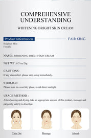 FAIRKING Spot Cream Remove Chloasma Eliminate Dark Spots Brighten Skin Tone Face Skin Care Products Improves Dull Skin