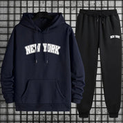 2025 Hot Sale Mens Sportswear 2pcs Set Hoodie and Sweatpants Autumn Winter Daily Casual Sporty Jogging Suit Urban Fashion Outfit