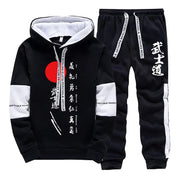 Japan Street Mens Tracksuit Printed Casual Sweatshirts Sportswear Sports Jogging Mens Clothing Fashion Single Piece Hoodie Pants