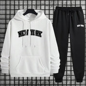 2025 Hot Sale Mens Sportswear 2pcs Set Hoodie and Sweatpants Autumn Winter Daily Casual Sporty Jogging Suit Urban Fashion Outfit