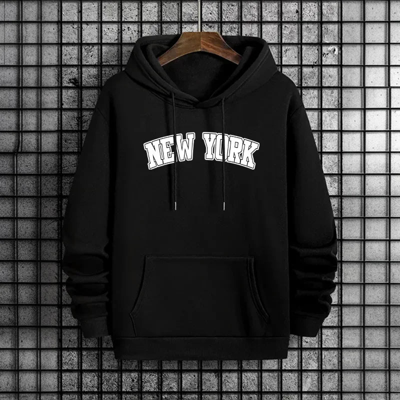 2025 Hot Sale Mens Sportswear 2pcs Set Hoodie and Sweatpants Autumn Winter Daily Casual Sporty Jogging Suit Urban Fashion Outfit