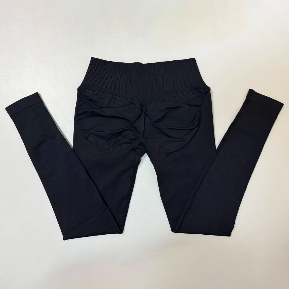 Vision Sports Leggings Women Scrunch Butt Seamless Yoga Pants Cross Waist Workout Gym Leggings Fitness Butt Lifting Sport Tights