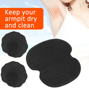 60pcs Underarm Sweat Pads NonWoven Fabric Dress Clothing Underarm Armpit Sweat Pads Black