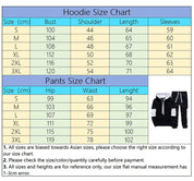 Japan Street Mens Tracksuit Printed Casual Sweatshirts Sportswear Sports Jogging Mens Clothing Fashion Single Piece Hoodie Pants