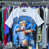 Masked Angel Shooting Arrows Diamond Cotton Short Sleeve Tshirts for Men and Women Crew Neck Loose Summer T-shirt Oversized Tees