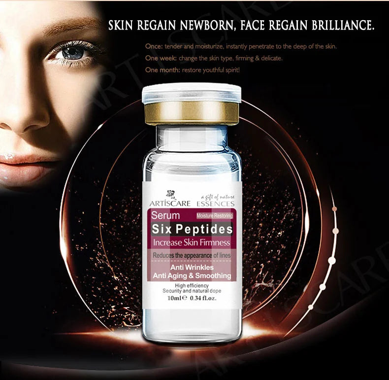 Facial Serum Six Peptides 10pcs/set Moisturizing Hydrating Peptides Essence Skin Care Peptide Face Care Products